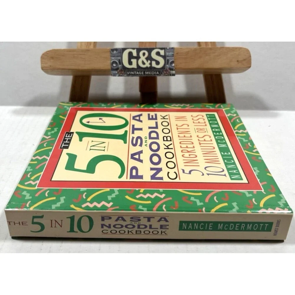 The 5 IN 10 Pasta And Noodle Cookbook by Nanci McDermott 1994 First Edition